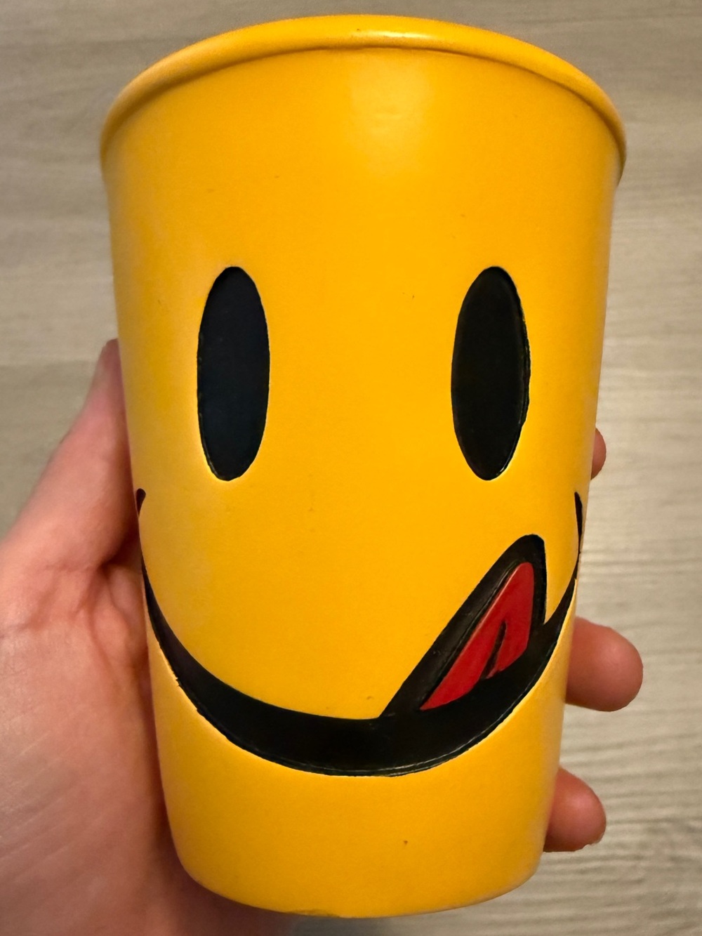 Vintage Toothbrush Holder Yellow Joe Boxer Smiley Face Bathroom Accessory